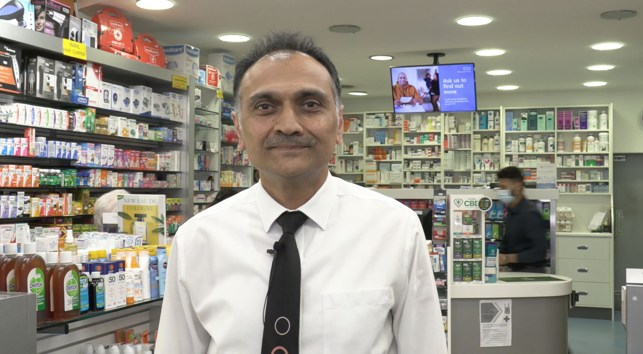 Shamir Patel from Roxannes, Ravenor and Dillons Pharmacies, London.